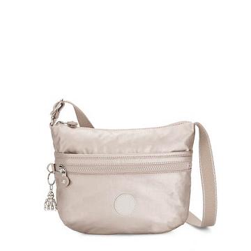 Kipling Arto Small Metallic Crossbody Bags Metallic Glow | AU 1084YX